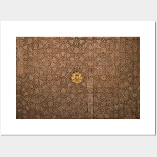 Symmetrical moorish pattern Posters and Art